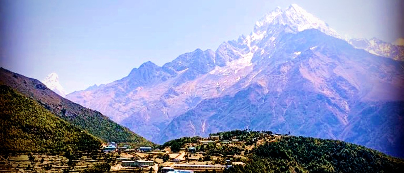 View from namche bazzar