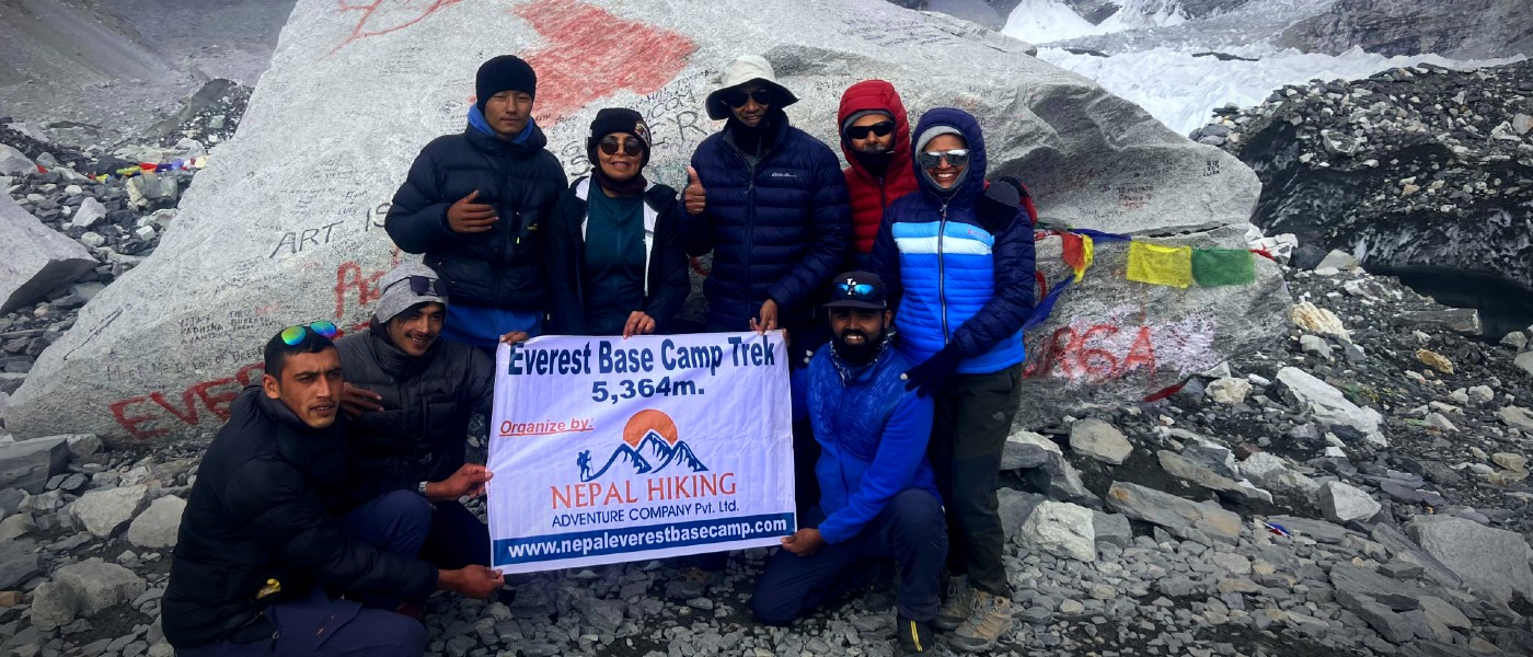 Everest base camp the final destination