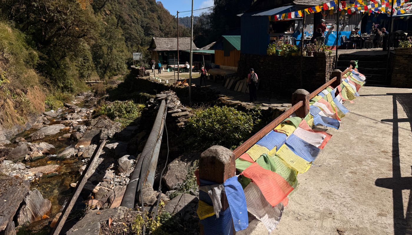 At Ghandruk, on Poon Hill Trek