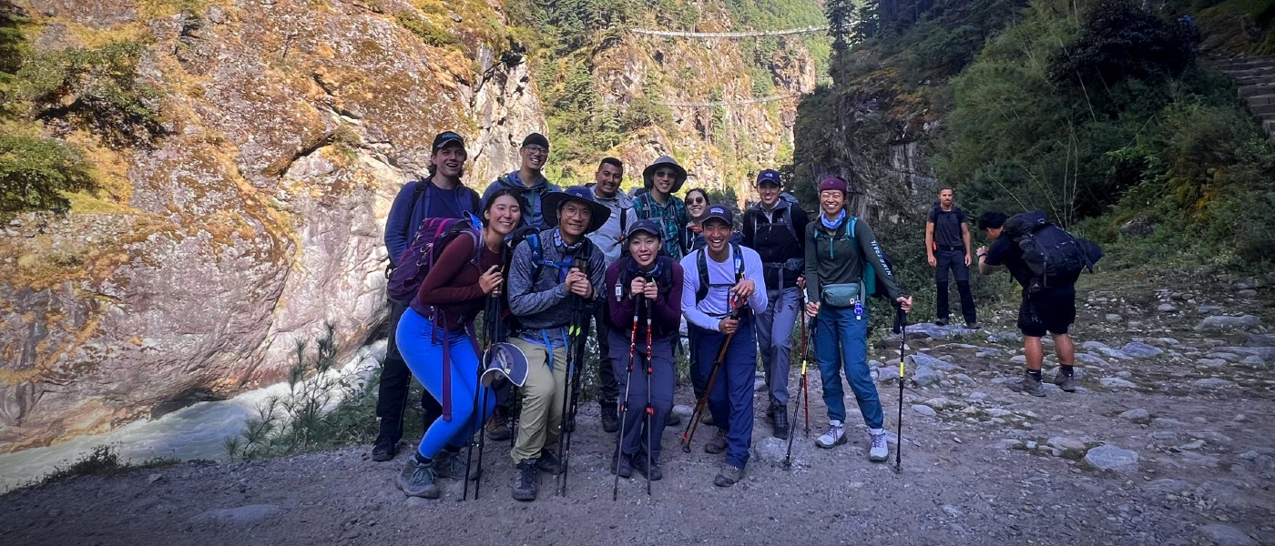 Helary bridge way to namche