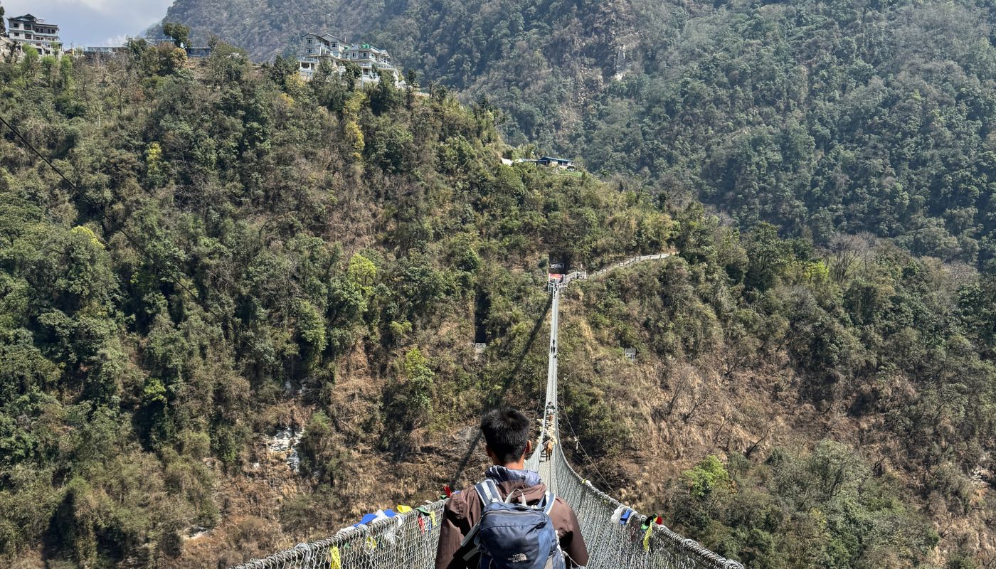 Jhinu Danda on Annapurna Base Camp 9 days trek.