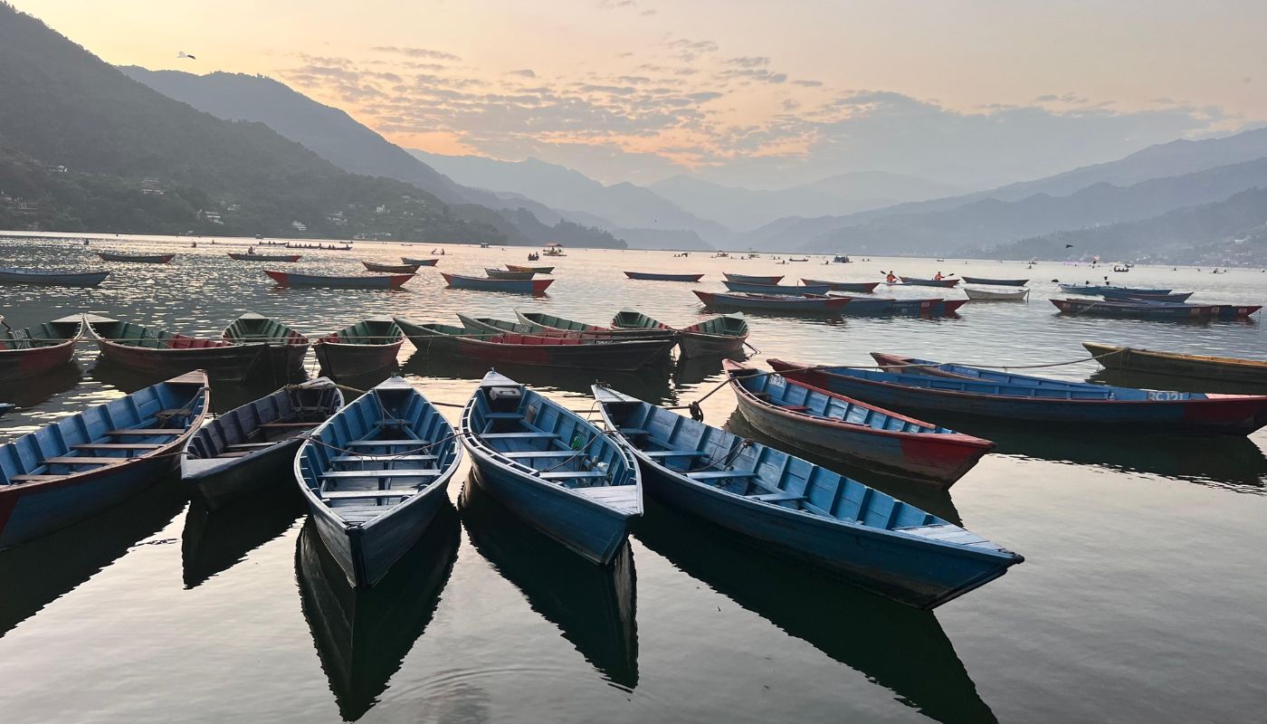 Pokhara after Annapurna Base Camp 9 days trek.