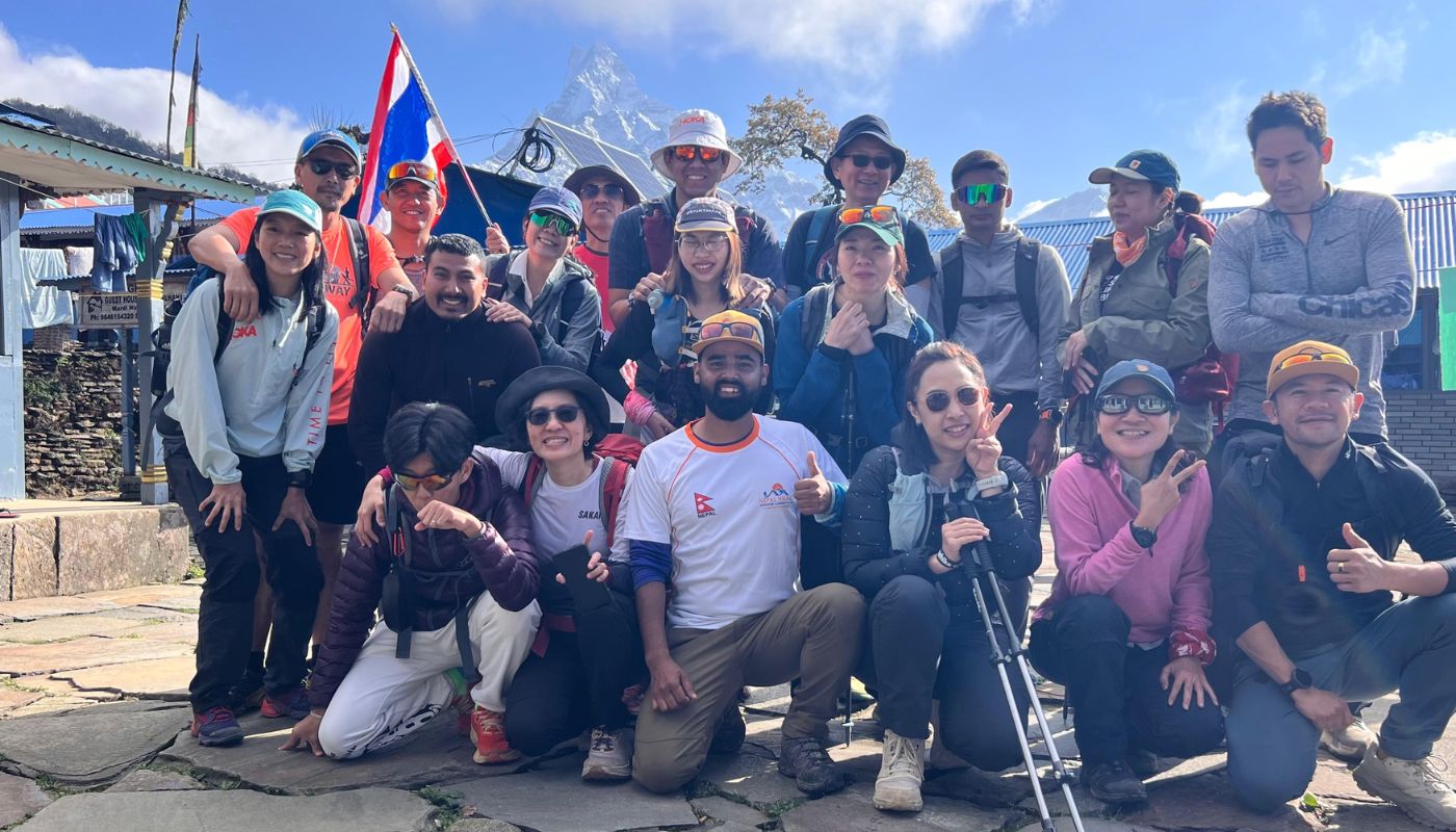 On day 7 from Landruk to Low Camp during Poon Hill with Mardi Himal Trek