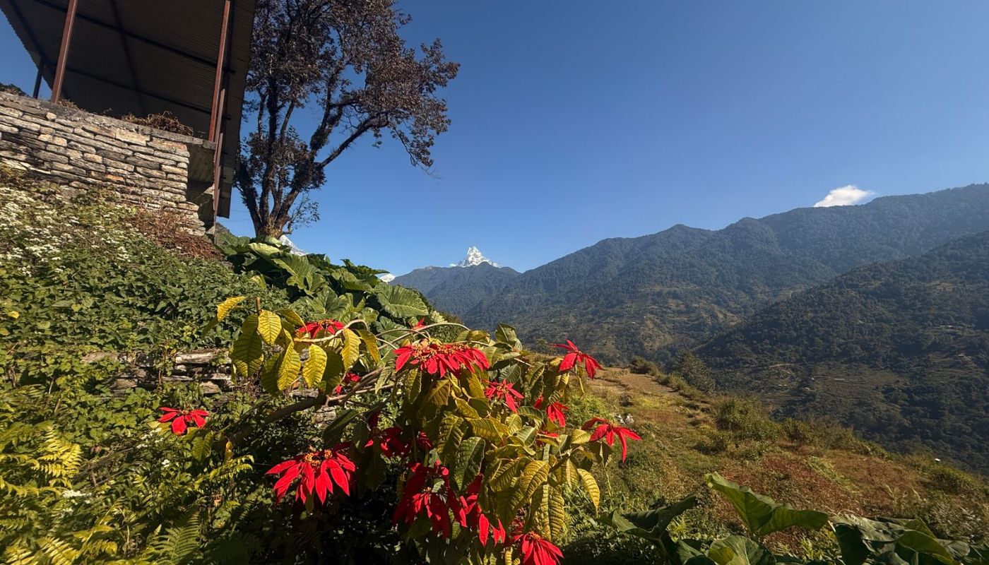 At Ghandruk during Poon Hill Mardi Himal Trek