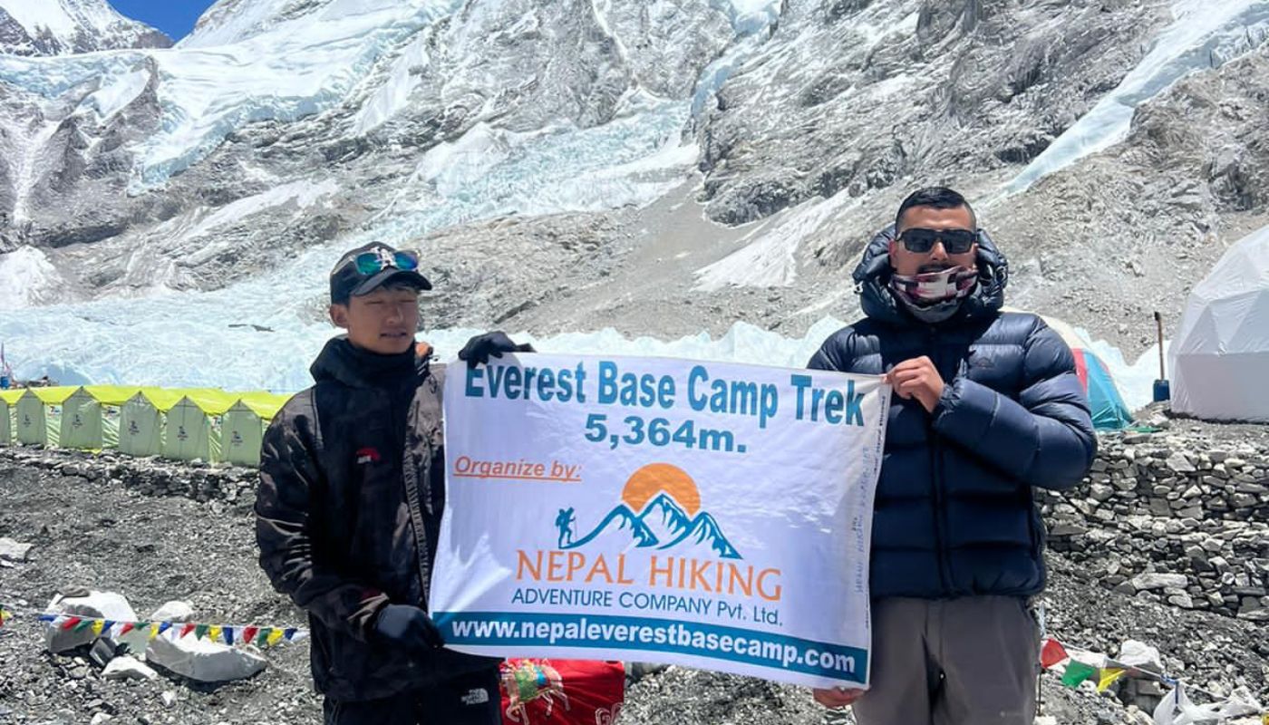 Rapid Everest base camp trek final destination