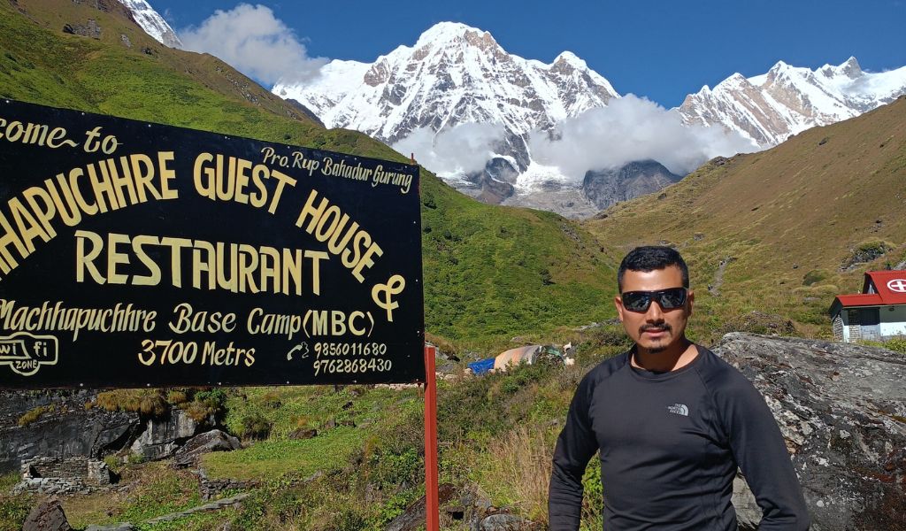 On the way to annapurna base camp 