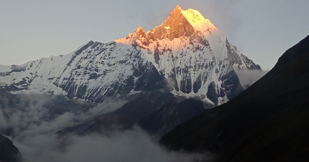 mount Annapurna view from annapurna convervation area