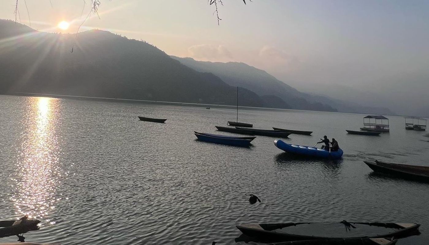 Pokhara phewa lake