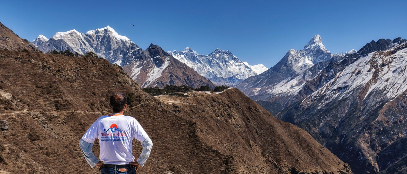 Mt everest see from syangboche