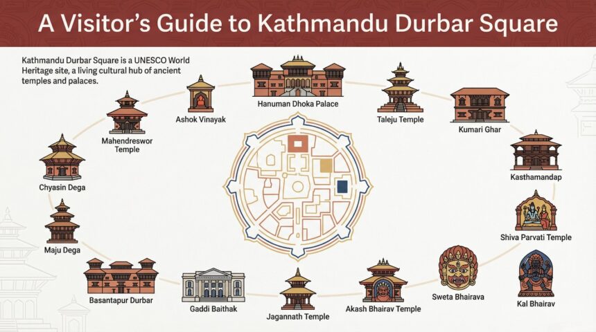 Infography: Kathmandu Durbar Square