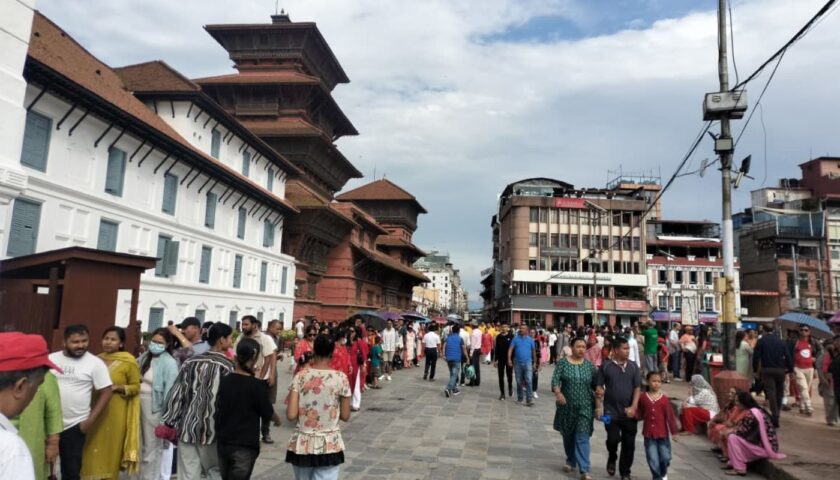 Kathmandu Durbar Square area